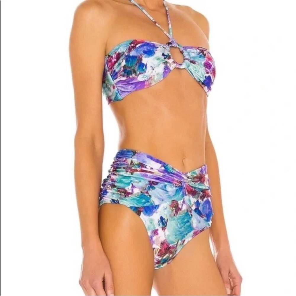 PatBO NWT blossom ruched bikini bottom